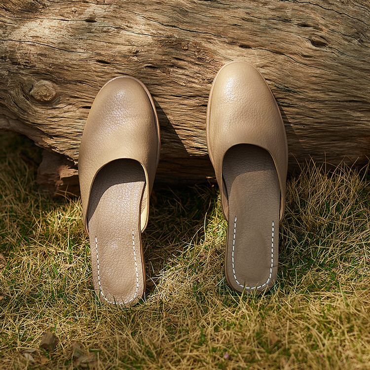 CC Loafers Beige Sheepskin Mix Bow 297796