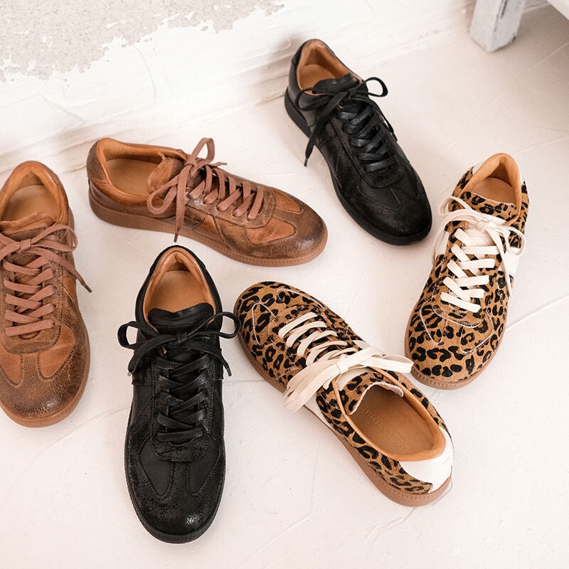 Low Sneaks Waxy Goat Leather