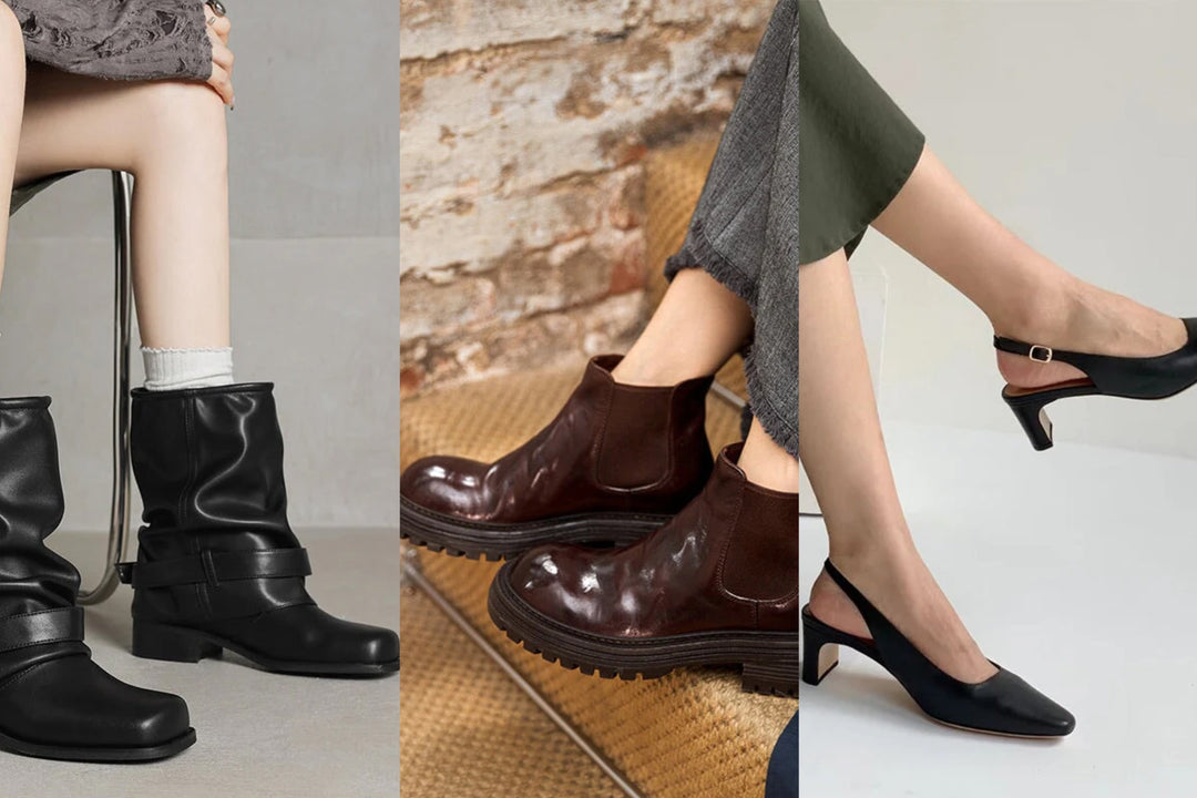 Office Chic Reboot: Dwarves Shoes + Pleated Skirts, Blazers & Kitten Heels for the Modern 9-to-5