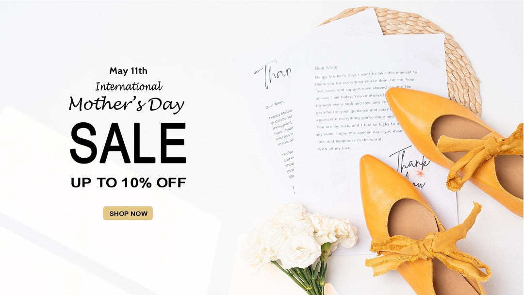 Mother's Day sale banner promoting gifts for yourself or mom.