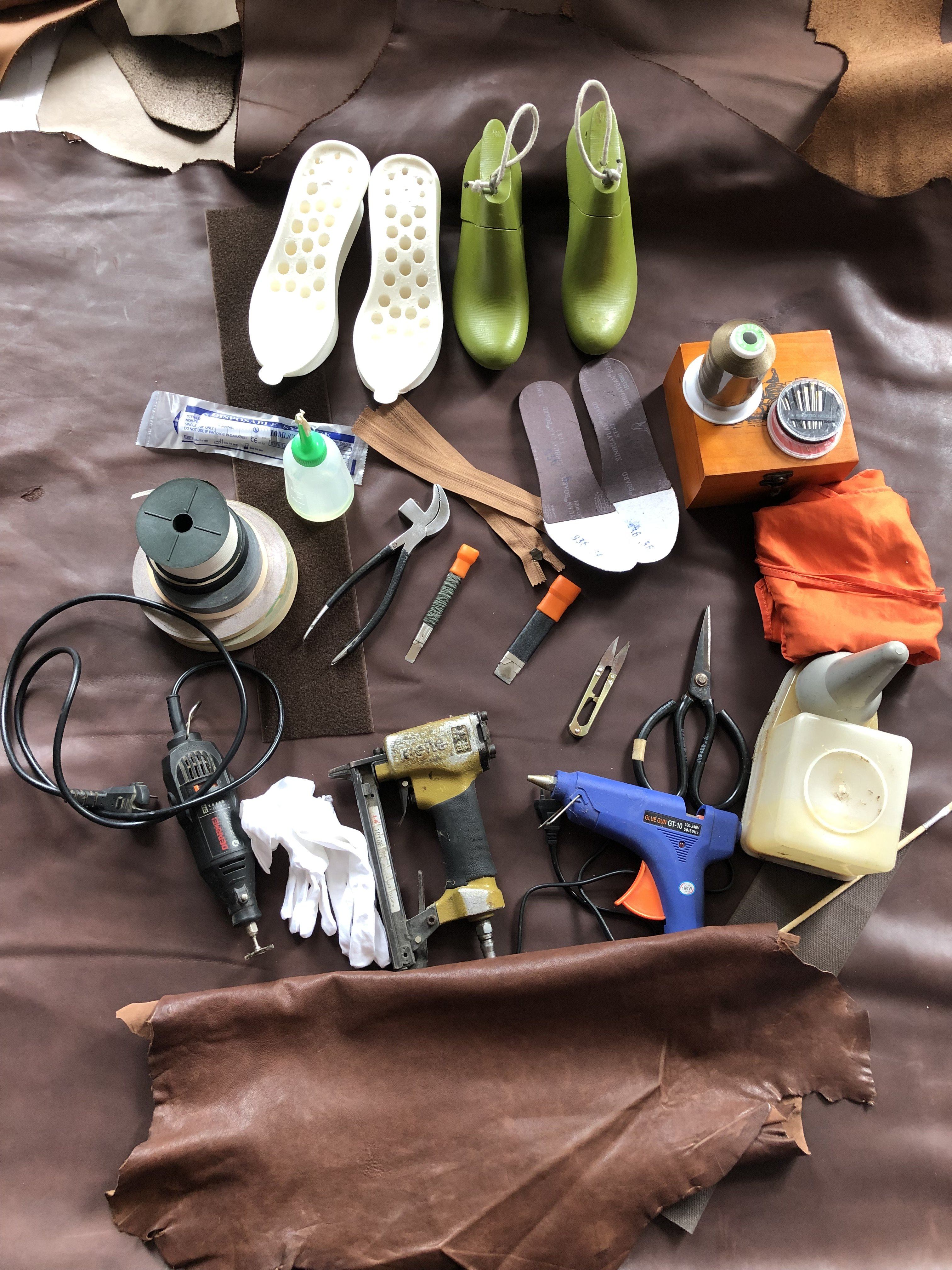 The process of the shoes