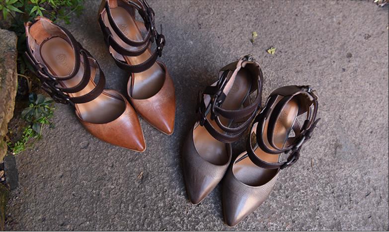 Handmade Leather High Heels Shoes | Dwarvesshoes – Dwarves Shoes