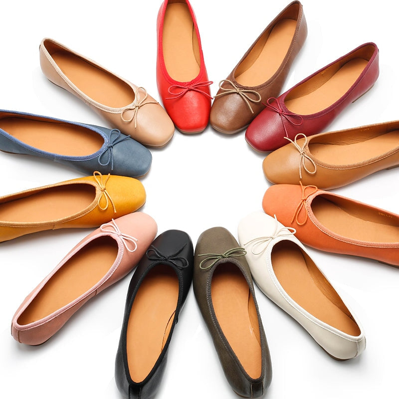 Leather Flats
