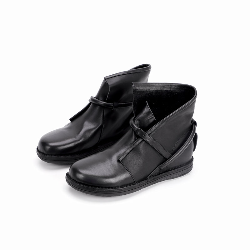 Bottes de Motard en Cuir Véritable Fait Main, Bottes de Combat à Lacets, Bottes Cheville Rétro Chunky en Café/Kaki
