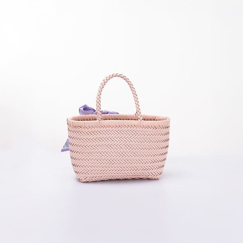 Sac Panier en Cuir de Vache Tissé Fait Main, Grande Capacité, Sac Classique à Main et Bandoulière en 5 Couleurs