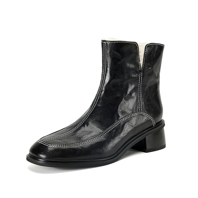  Boots 5 Black Short Plush
