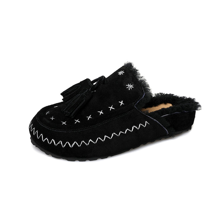 Mules en nubuck d&