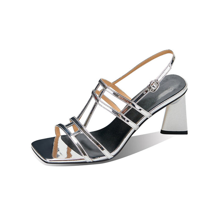 Sandales à talon Kitty de 65 mm pour femmes, chaussures d&