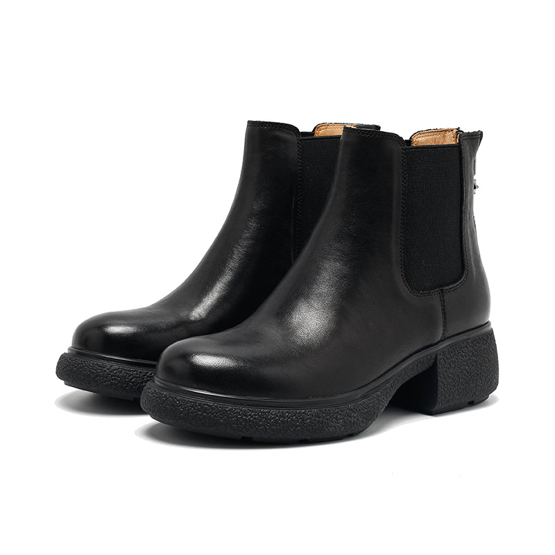 Bottes Chelsea vintage en cuir faites à la main pour nains, bottes courtes avec fermeture éclair à l&