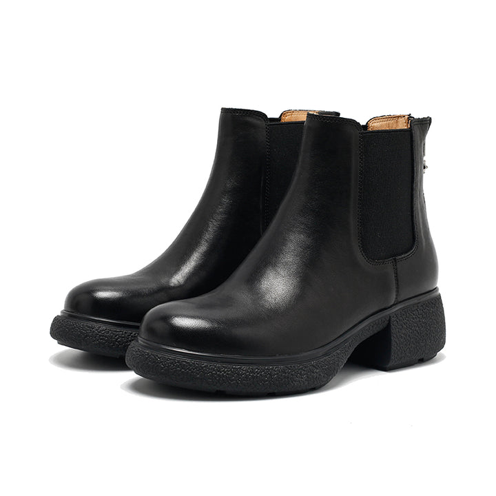 Bottes Chelsea vintage en cuir faites à la main pour nains, bottes courtes avec fermeture éclair à l&