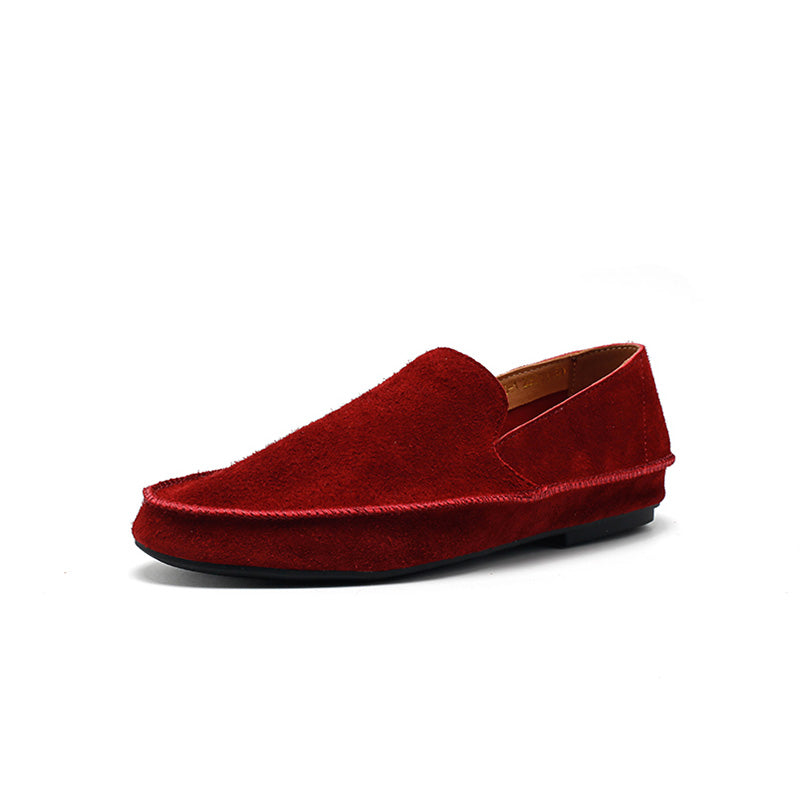 Mocassins en suède fait main pour femmes, confortables avec semelle cachée, disponibles en 10 couleurs