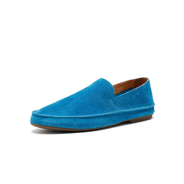 Mocassins en suède fait main pour femmes, confortables avec semelle cachée, disponibles en 10 couleurs