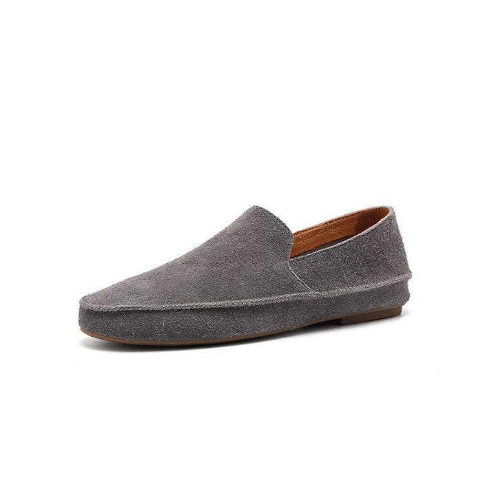Mocassins en suède fait main pour femmes, confortables avec semelle cachée, disponibles en 10 couleurs