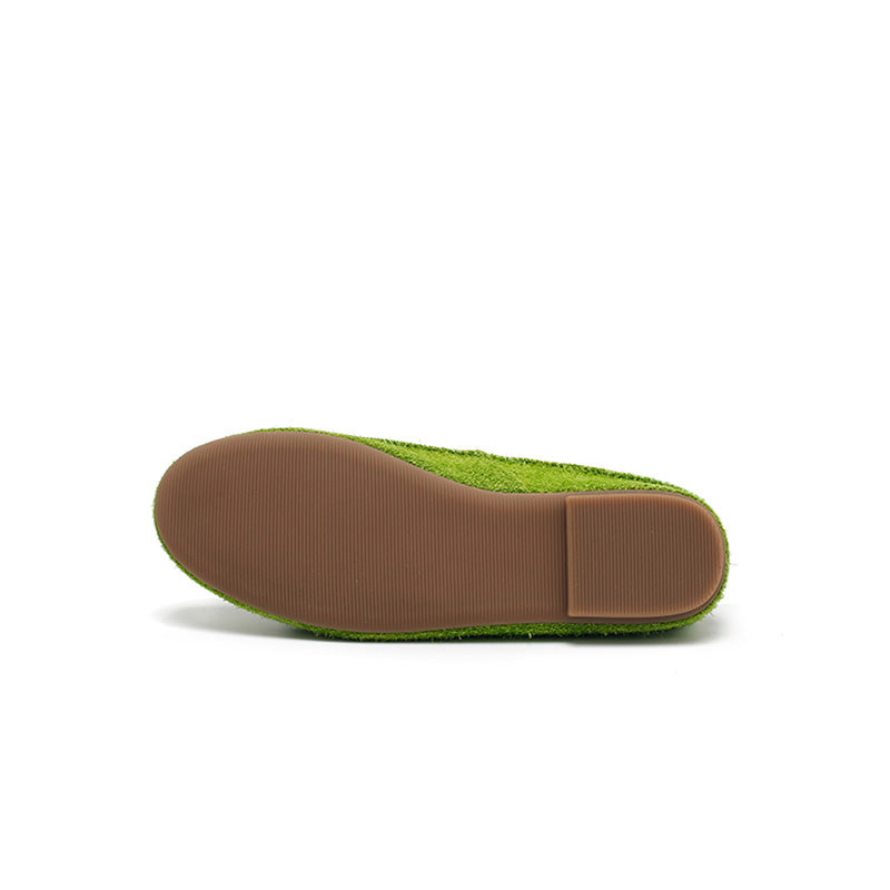 Mocassins en suède fait main pour femmes, confortables avec semelle cachée, disponibles en 10 couleurs