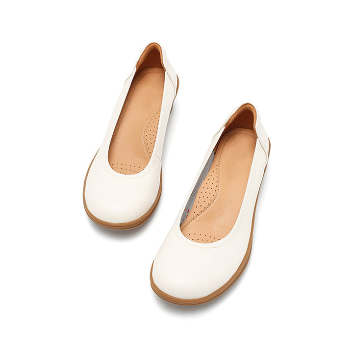 Escarpins en cuir faits main pour femmes, à enfiler, pour le bureau en noir/beige/abricot