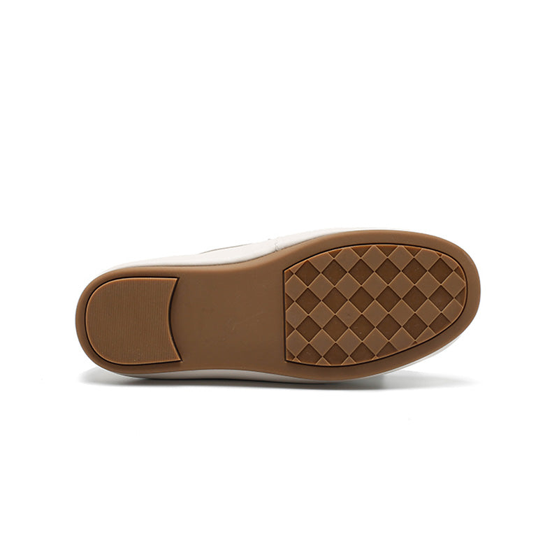 Mocassins en cuir de vache faits main à enfiler pour femmes en 4 couleurs