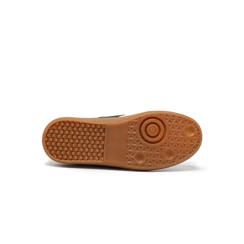 Baskets mules en cuir faites main de style GAT, sans arrière, à enfiler, rétro en beige/argent
