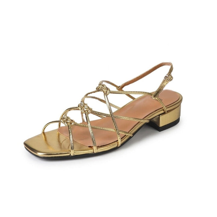 dwarves1024-2 Sandals 4.5 Gold