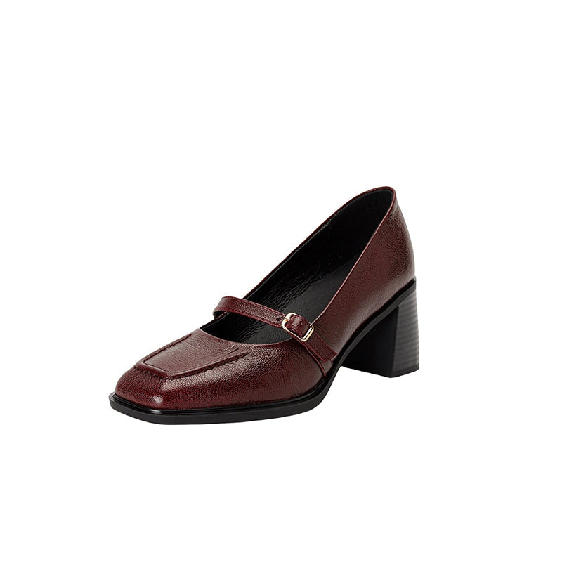 dwarves1042-3 Mary Jane 5 Wine Red