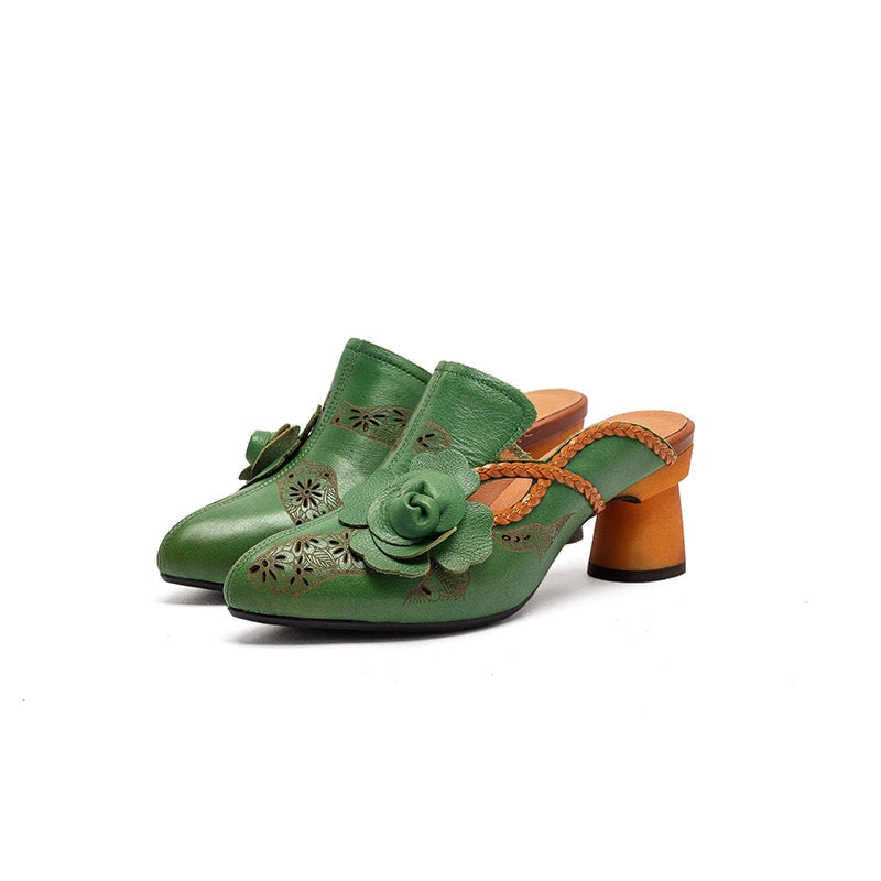 dwarves1050-2 slippers 5.5 Green