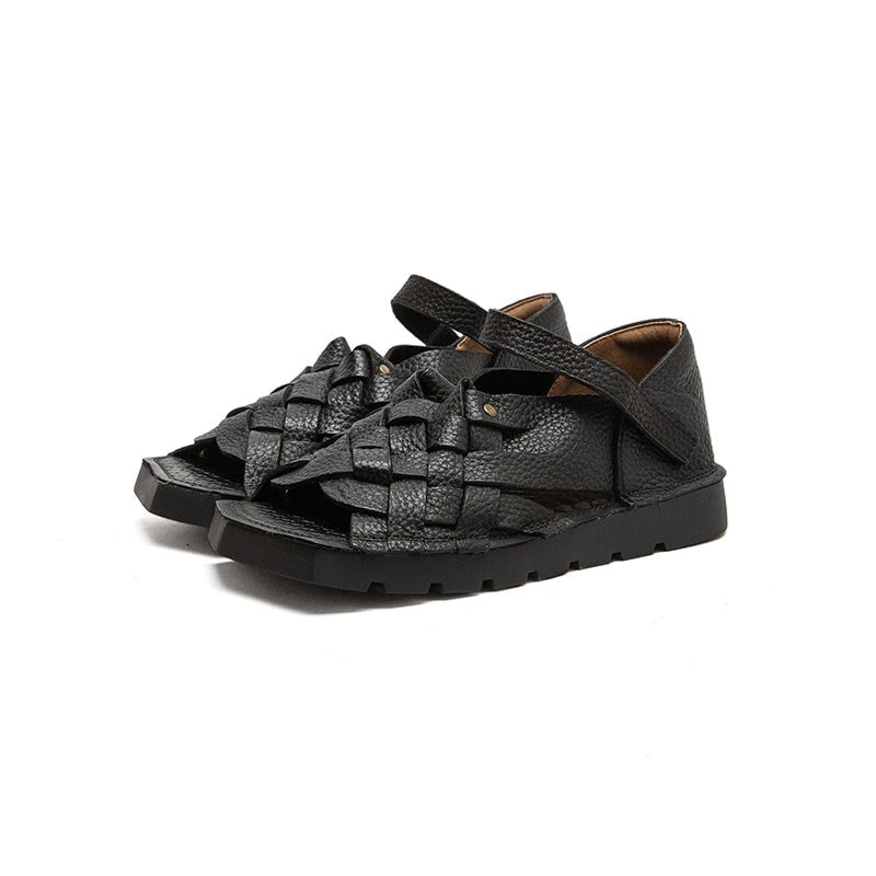 dwarves1061-3 Sandals 5.5 Black