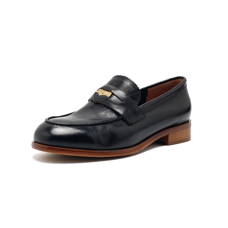 dwarves1093-1 Loafers 5.5 Black