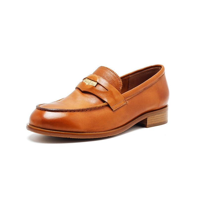 dwarves1093-4 Loafers 5.5 Earthy Yellow