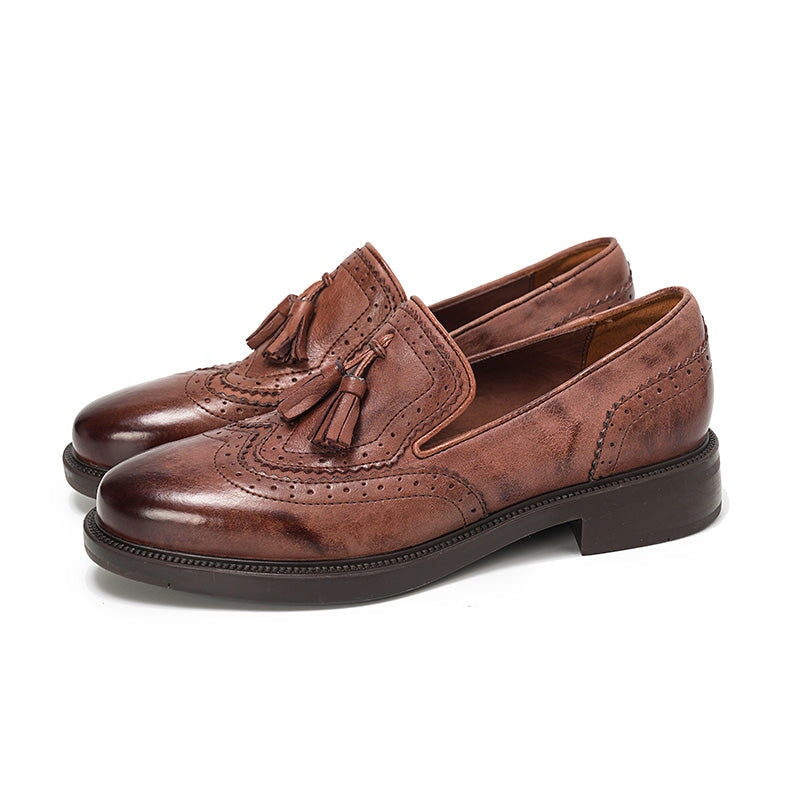 dwarves1111-1 Loafers 5.5 Black