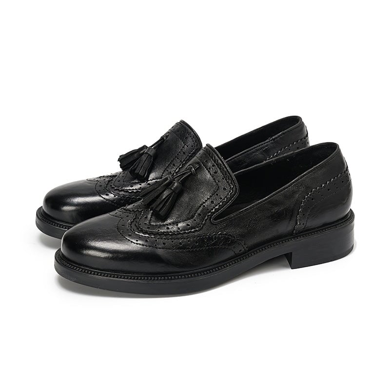 dwarves1111-2 Loafers 5.5 Dark Brown