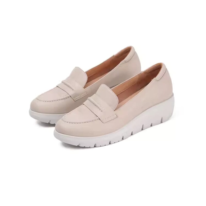 dwarves1118-2 loafers 5.5 Apricot