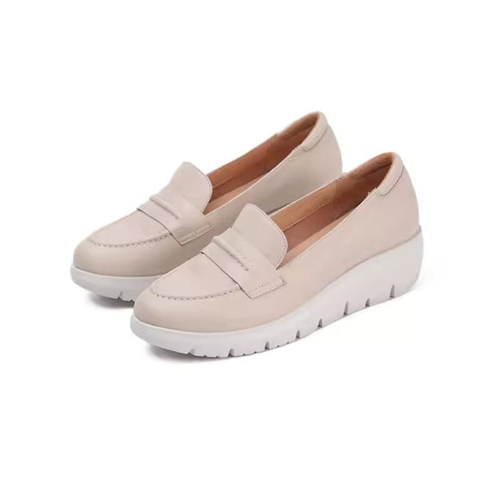 dwarves1118-2 loafers 5.5 Apricot