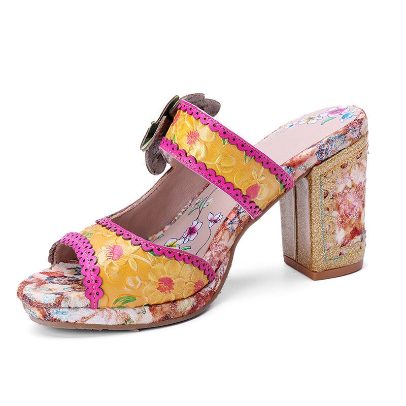 dwarves1123-1 Pumps 6.5 Yellow