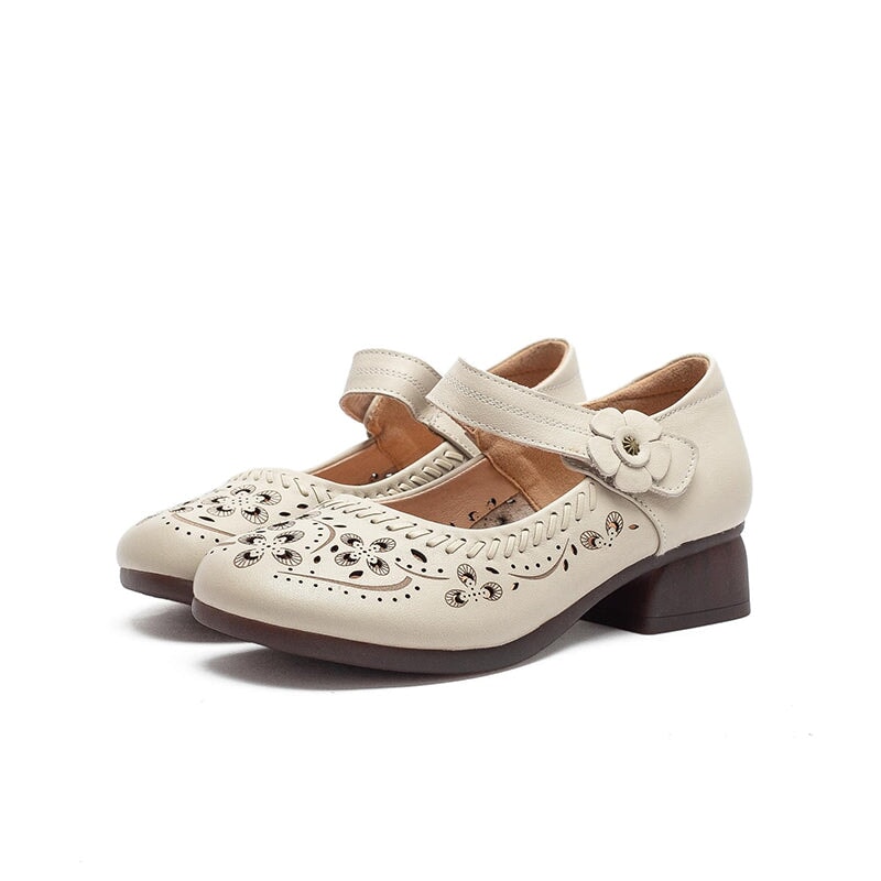 dwarves1163-1 Mary Jane 5.5 Beige