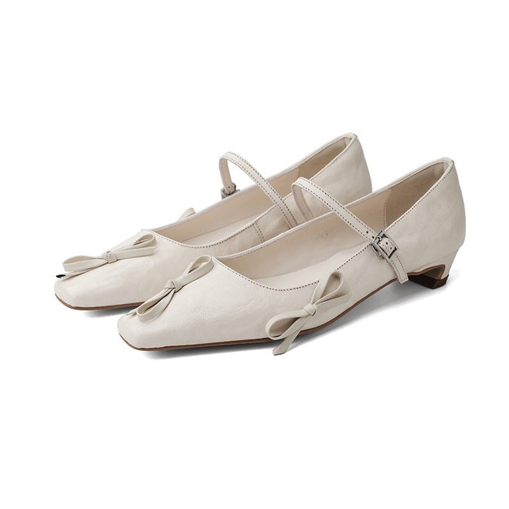 dwarves1182-2 Mary Jane 5 Beige