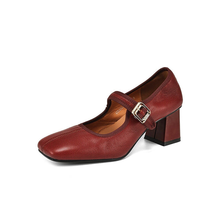 dwarves1188-14 Mary Jane 5 Wine Red