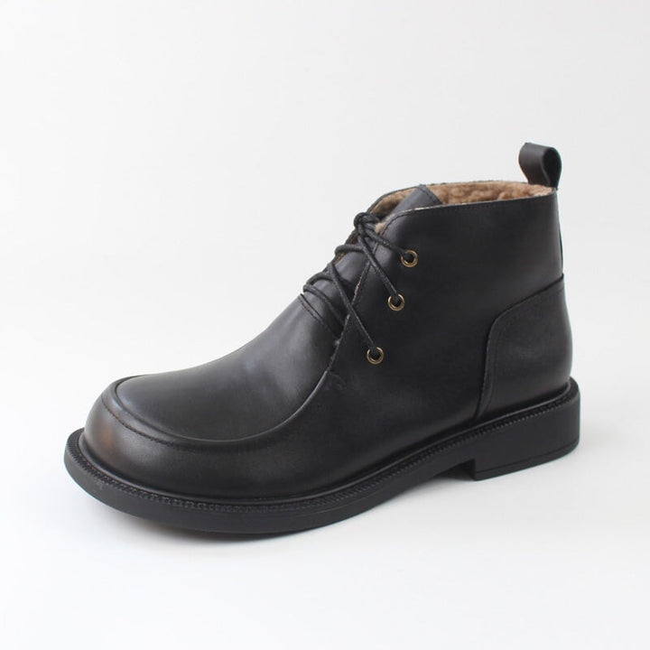 dwarves1237-3 Boots 5.5 Black Short Plush