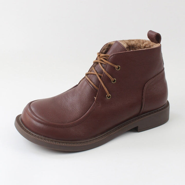 dwarves1237-4 Boots 5.5 Coffee Short Plush