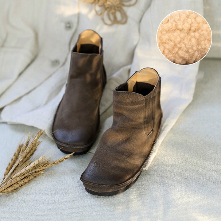 dwarves1297-6 Boots 5 GrayShort Plush