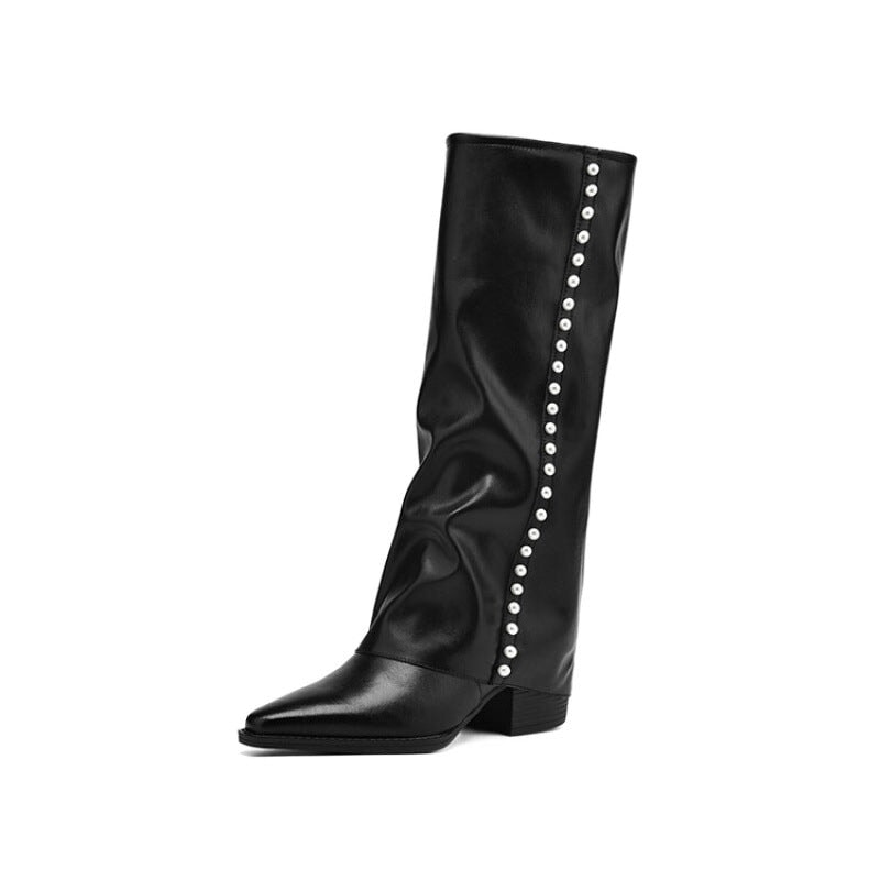 dwarves1299-1 Boots 5 Black