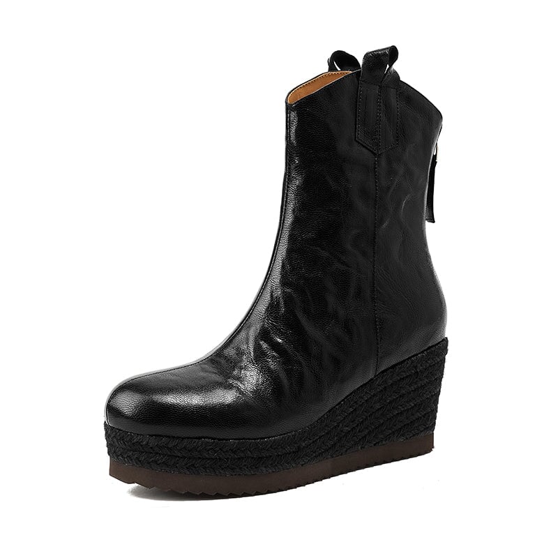dwarves1302-1 Boots 5 Black