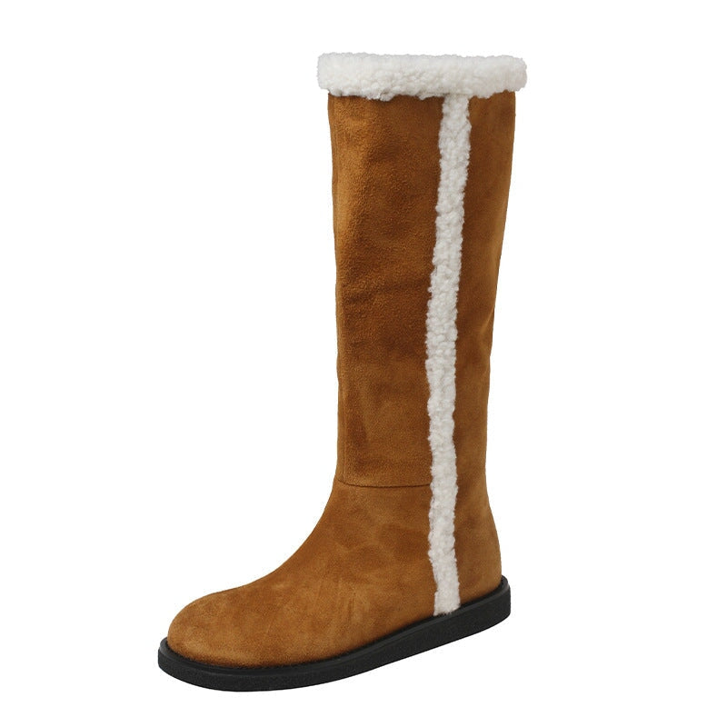 dwarves1349-43 Boots 5 Brown Short Plush