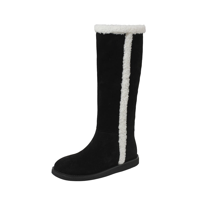 dwarves1349-44 Boots 5 Black Short Plush
