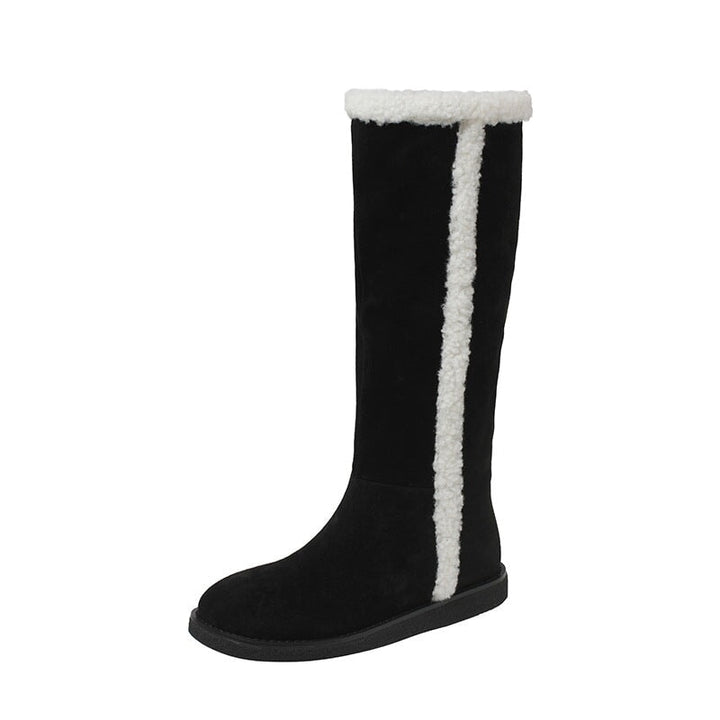dwarves1349-44 Boots 5 Black Short Plush