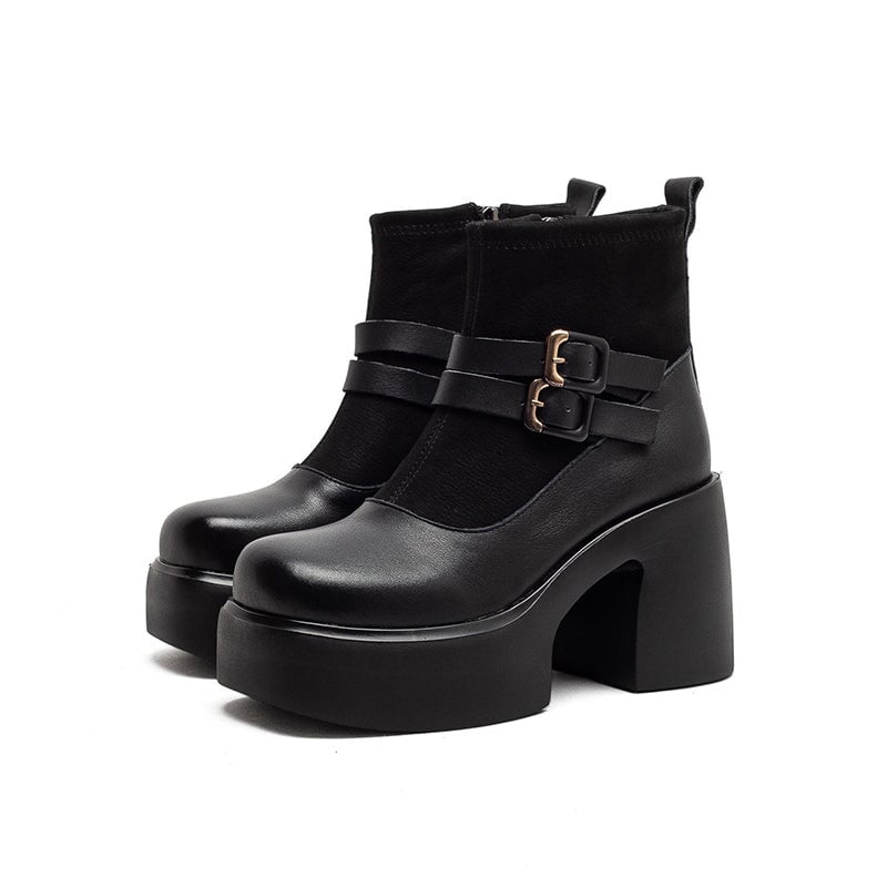dwarves1354-1 Boots 5.5 Black