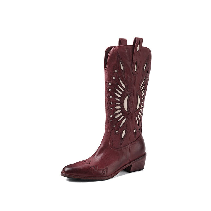 dwarves1390-19 Boots 5 Angola Red