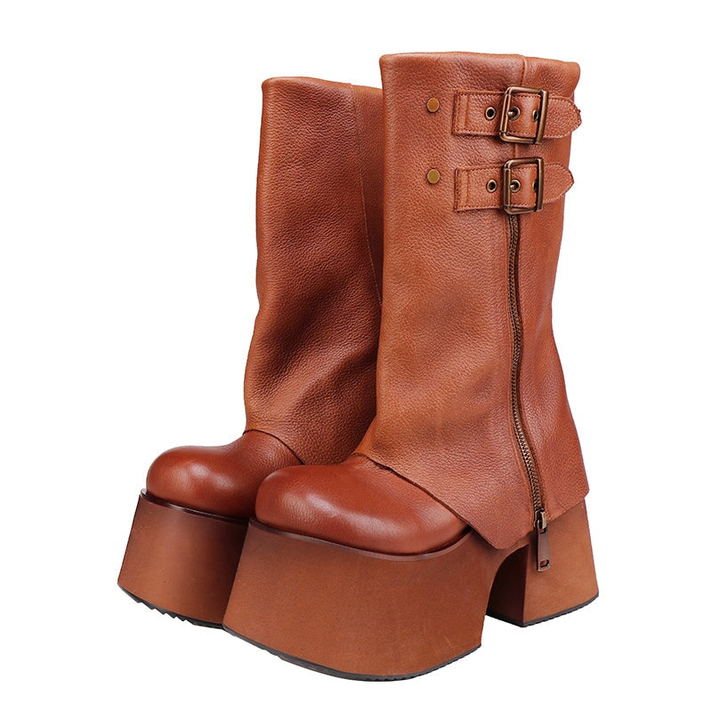 dwarves1408-2 Boots 5 Brown