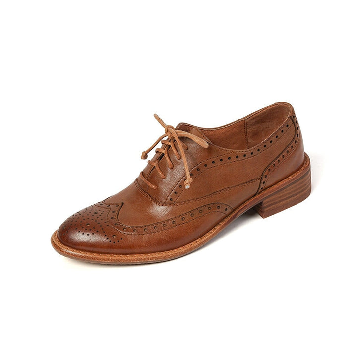 dwarves1426-13 Oxfords &amp; Tie Brown 5.5