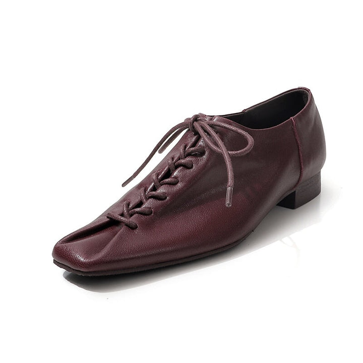 dwarves1427-3 Oxfords &amp; Tie 5 Wine Red