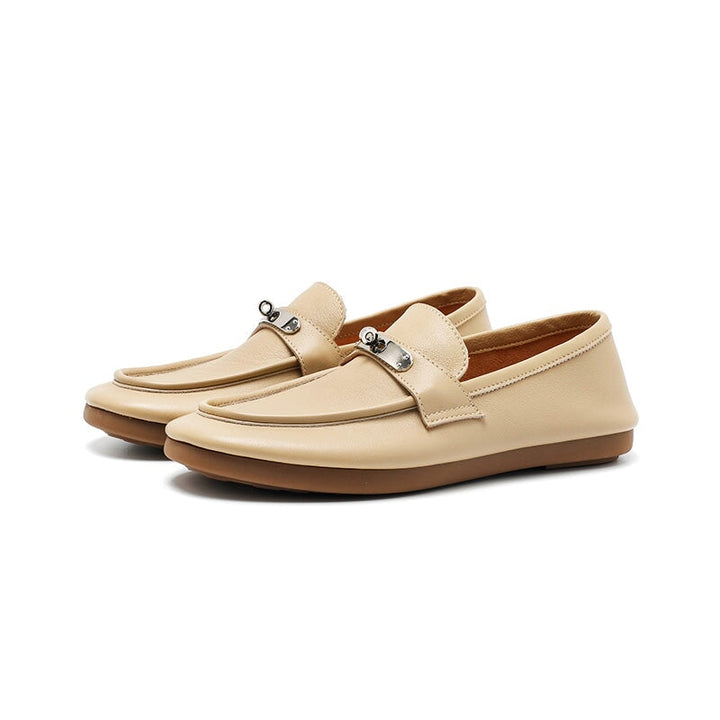 dwarves1484-3 Loafers 5.5 Light Apricot