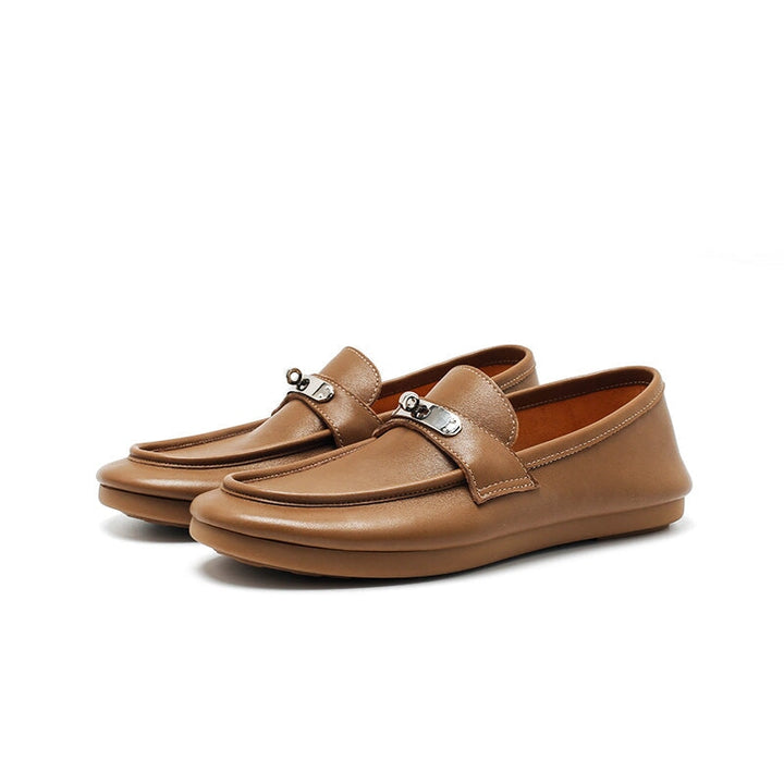 dwarves1484-4 Loafers 5.5 Light Coffee